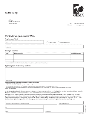 Aufnahmeantrag für Urheber