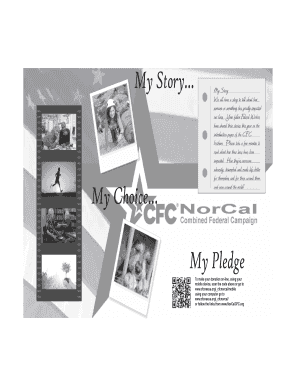 NorCal Combined Federal Campaign Pledge Form