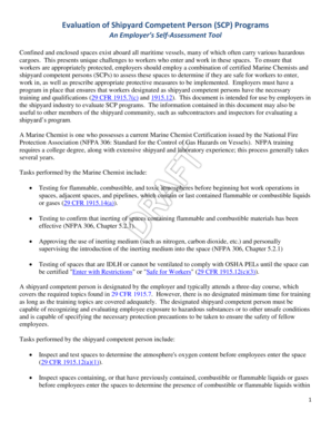 Shipyard Competent Person Program Evaluation Tool