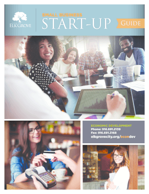 Elk Grove Small Business Start-Up Guide