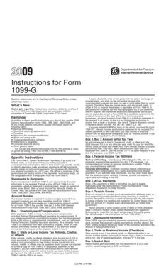 Instructions for Form 1099-G