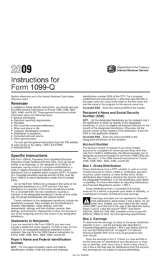 Instructions for Form 1099-Q