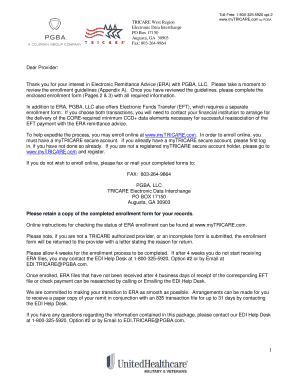 TRICARE West ERA Enrollment Form