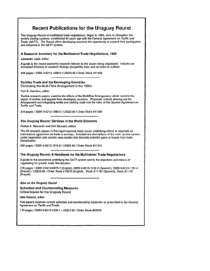 World Bank Publications Order Form