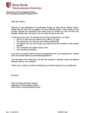 New Patient History Form
