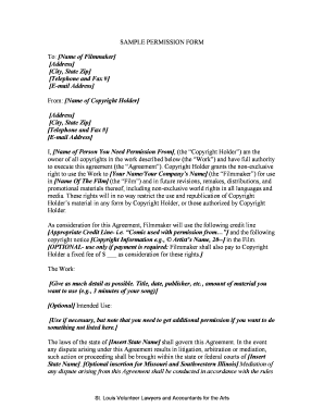 Film Permission Agreement