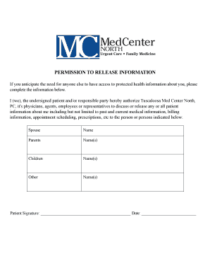 Permission to Release Information