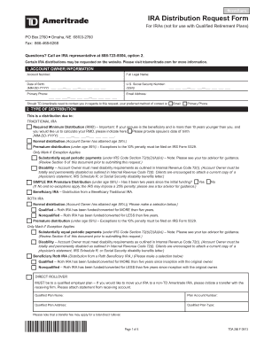 IRA Distribution Request Form
