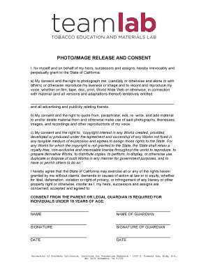 Photo Image Release and Consent