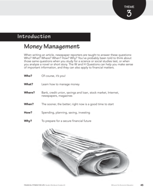 Managing Cash Workbook