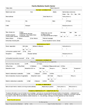 Patient Registration Form