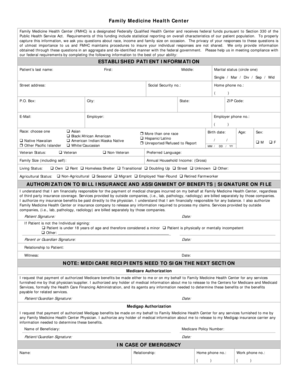 Patient Information Form