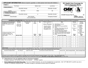 WV Health Care Coverage Application for Kids & Expectant Moms