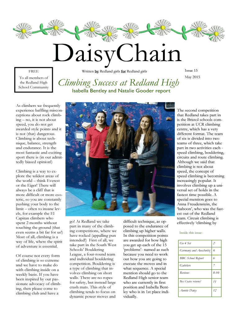 Fillable Online Download the Redland High DaisyChain Redland High