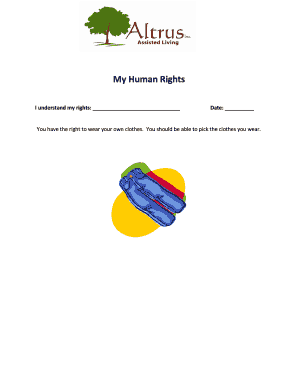 My Human Rights Form