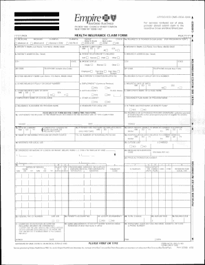 HCFA-1500 Medical Claim Form