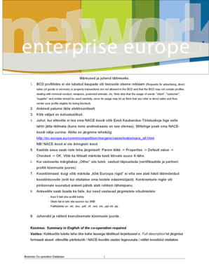 Business Co-operation Proposal Form