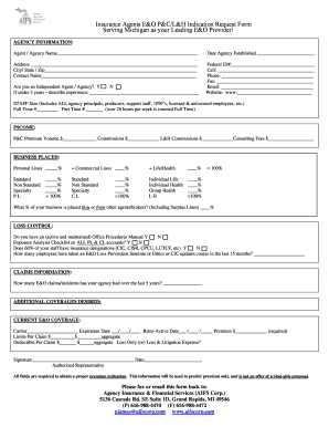 Insurance Agency Application Form