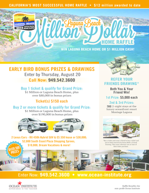 California Home Raffle Entry Form