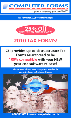 2010 W2 and 1099 Tax Forms