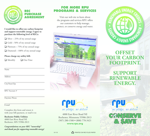 Renewable Energy Credit Purchase Agreement