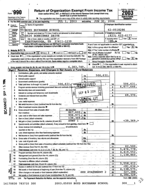 Form 990 Return of Organization Exempt From Income Tax