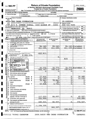 Form 990-PF Return of Private Foundation