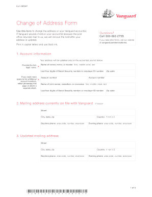 Change of Address Form - Parnassecom