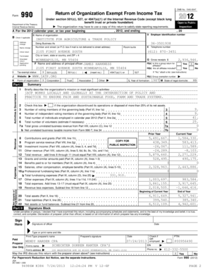 Form 990 Return of Organization Exempt From Income Tax