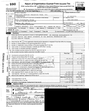 Form 990 Return of Organization Exempt From Income Tax