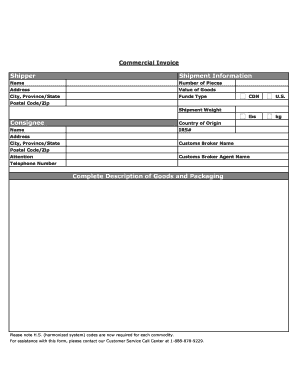 Commercial Invoice