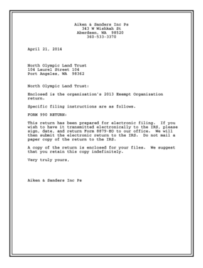 IRS Form 990 2013