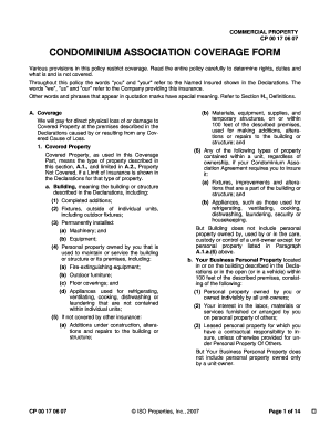 Condominium agreement - cp0017