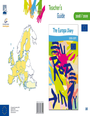Teacher's Questionnaire for Europa Diary
