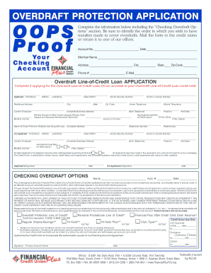 Overdraft Protection Application