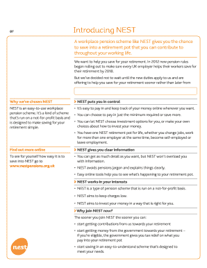 NEST Pension Scheme Employer Toolkit