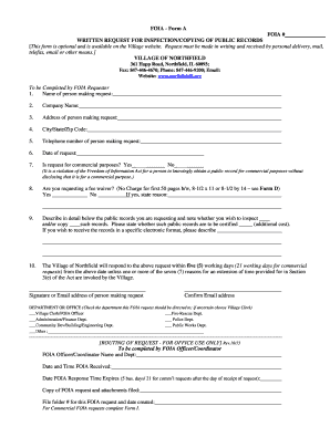 FOIA Request Form