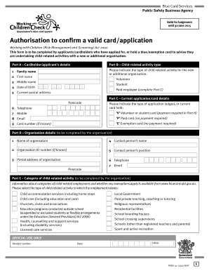 Blue Card Application Form