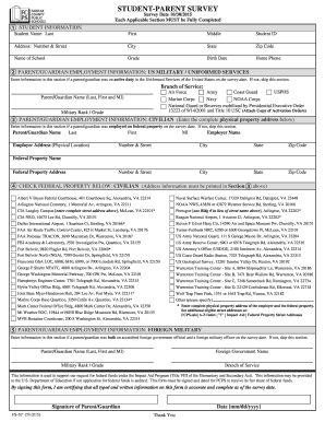 Student-Parent Survey