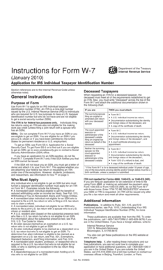 Instructions for Form W-7