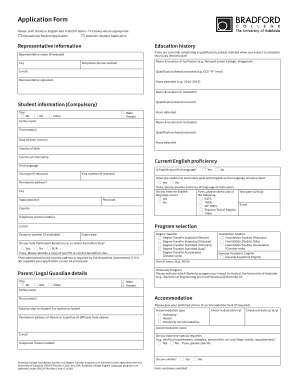 International Student Application Form