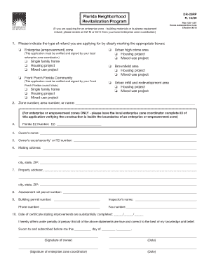 Florida DR-26RP Refund Application