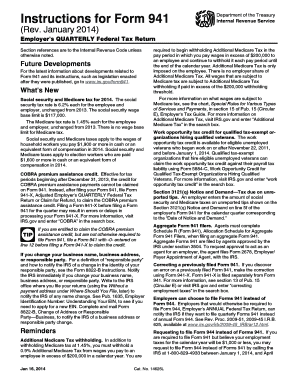 Employer's Quarterly Federal Tax Return