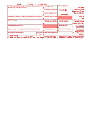 IRS Form 1099-PATR