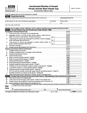 IRS Form 8328 Carryforward Election