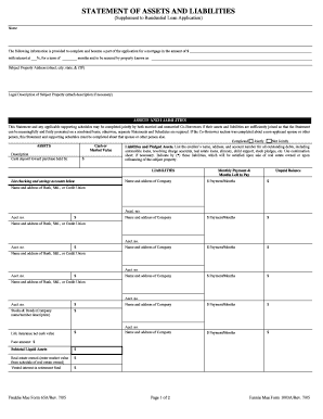 Statement of Assets and Liabilities