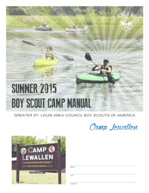 Boy Scout Camp Manual