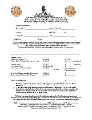 Oktoberfest Food Booth Application
