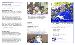SEIU 1021 Training Registration Form
