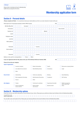 CII Membership Application Form